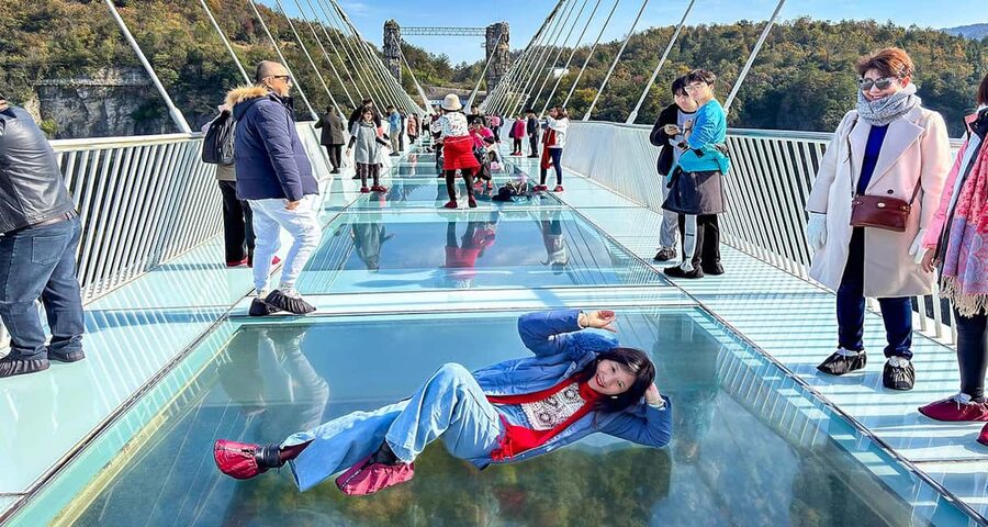 2-Day Avatar Mountain, Glass Bridge, and Mt. Tianmen Tour - Tianzi Mountain and the ride down