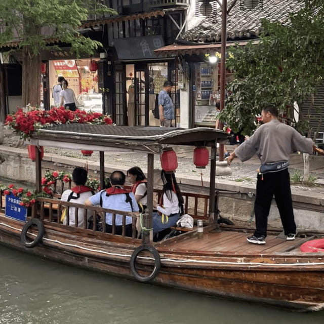 2 Day Private Shanghai Skyline to Watertown & Suzhou Garden - Zhujiajiao: three hours among canals and stone bridges