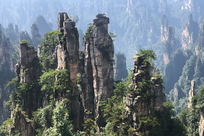 2-Day Private Tour to Mt.AVATAR & Glass Bridge & Mt.Tianmen - Day one: Bailong Elevator and the sandstone peaks