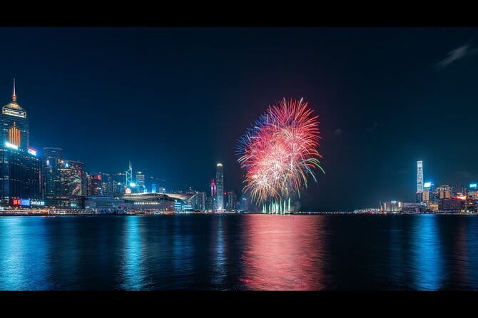2025 Chinese New Year Fireworks Open Bar Yacht Dinner Cruise HK - Three hours of views, drinks, and harbor lights
