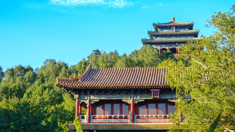 Beijing: Jingshan Park Entry Ticket- Views of Forbidden City - Climbing the hill for the main view