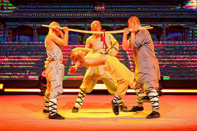 Beijing Legend of Kungfu Show Ticket - Wall climbing, aerial movement, and stage effects