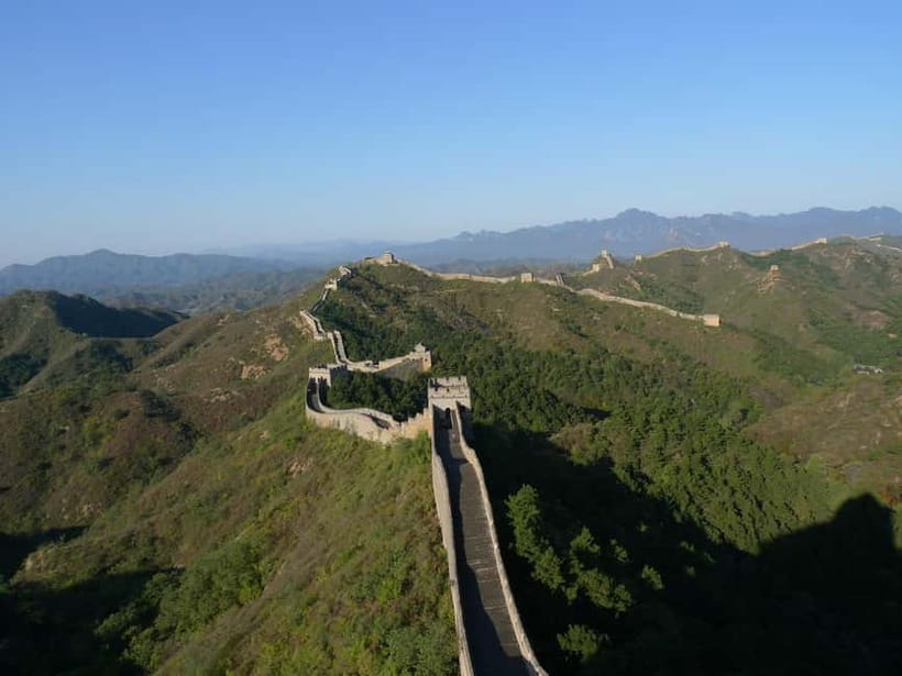 Beijing Mutianyu Great Wall Entry Tickets Chairlift Toboggan - The shuttle bus and chairlift ride uphill