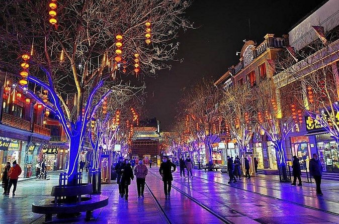 Beijing Private Night Walking Tour: Qianmen Street, Tian'ammen Square and Wangfujing Street - The National Centre for the Performing Arts after dark