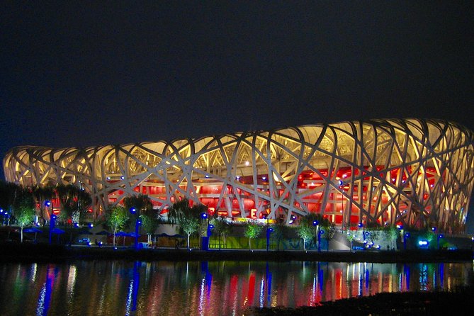 Beijing Private Nighttime Sightseeing Tour w/ Transfer - The Bird’s Nest closes with Olympic scale