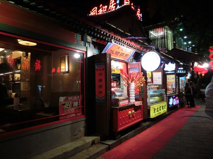 Beijing: Private Sightseeing Nighttime Tour with Transfer - Qianmen for street food and old Beijing flavor