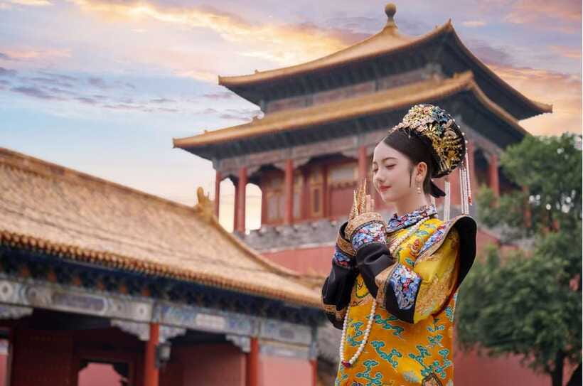 Beijing: Traditional Chinese Costume Makeover & Photo Shoot - A Modern Beijing Start at Jinyu Hutong Station