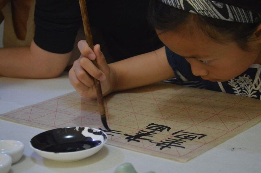 Beijing Wangfujing Calligraphy Class Nearby Forbidden City - Finding the Sun World Dynasty Hotel from Wangfujing