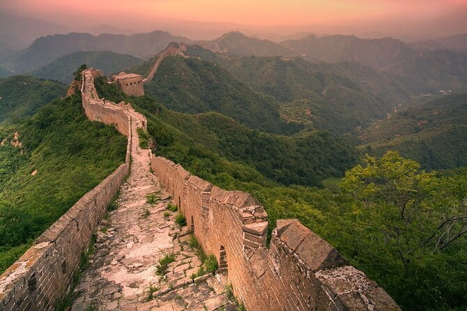 Camping Overnight Tour On The Wild Great Wall - Sunset, tent camping, and the evening party