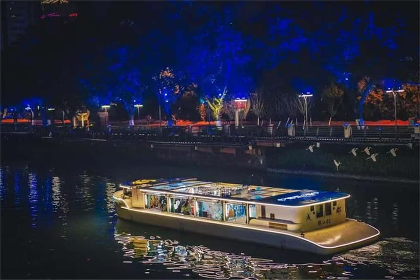 Chengdu: JinJiang River Night Cruise Tickets - What the 30-minute river ride really offers