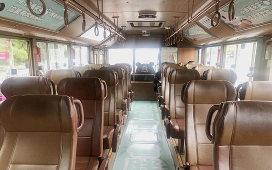 Chengdu panda base half day tour - The 10-minute public bus ride
