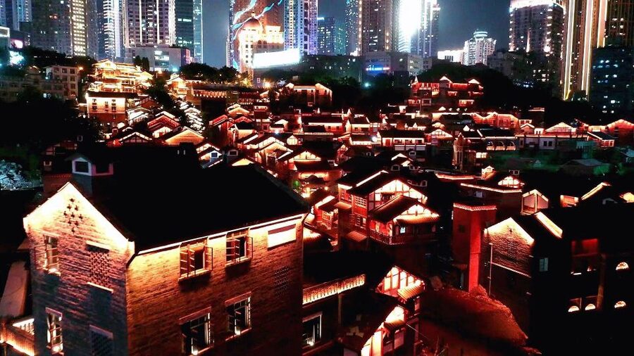 Chongqing: Illuminated Night Tour with Cruise or Hot Pot - A private start from your Chongqing hotel