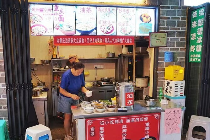 Chongqing Local Food Tour Adventure - Starting above the streets at Jiefangbei Square