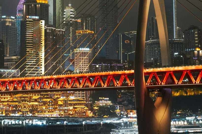 Chongqing Night Tour: River Cruise and Hidden Views - Meeting at Linjiangmen Station