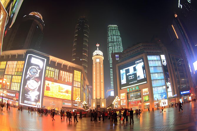 Chongqing Private Tour Pandas City Must See Hot Pot All in one - Liziba Station: a train through a residential building
