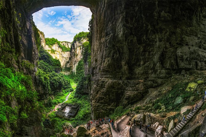 Chongqing Wulong Exploration Private Day Tour With the Lunch - Wulong Karst Geological Park: A First Look