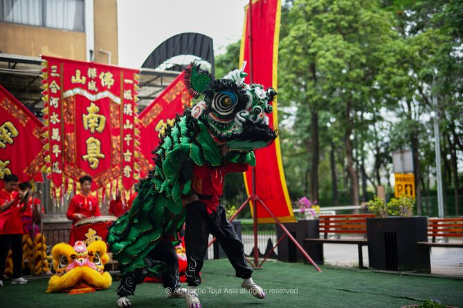 Day Tour learning Kung Fu and Lion Dance in Bruce Lee’s Hometown - One hour of Wing Chun with an Ip Man disciple