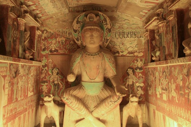 Dunhuang Private Day Tour Mogao Grottoes, Singing Dunes and Crescent Moon Spring - What private transport changes