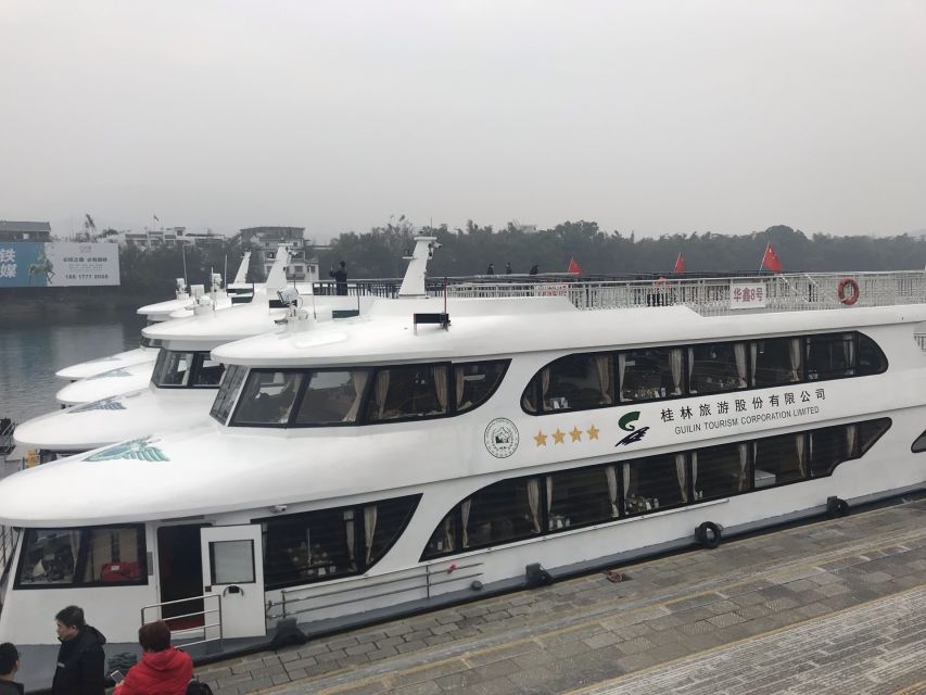 From Guilin: 4 Star Luxury Li River Cruise with Buffet Lunch - Arrival at Yangshuo around 13:30