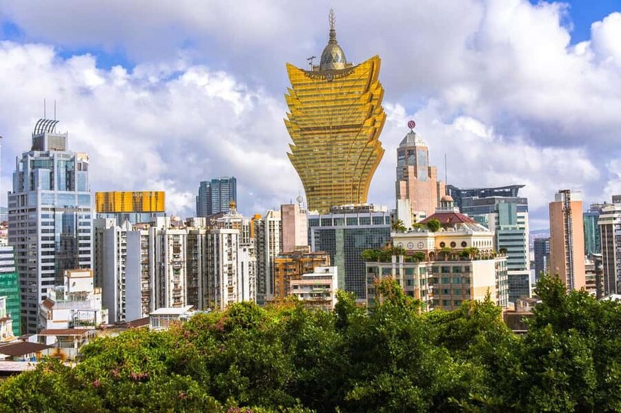 From Hong Kong: Macau Day Tour with R/T Ferry, Lunch, Pickup - Standing before the Ruins of St. Paul’s