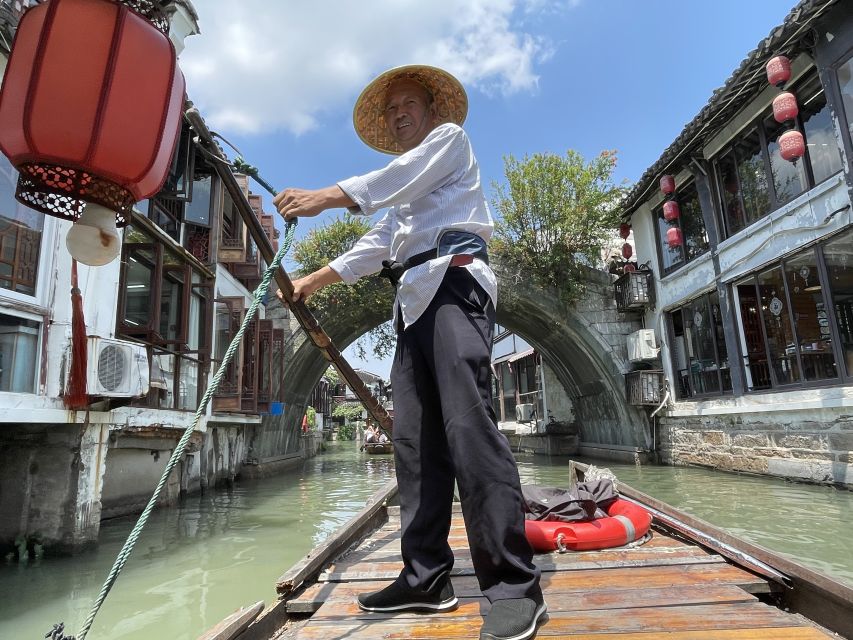 From Shanghai: Private Zhujiajiao Tour with Boat Ride - The boat ride through the water town