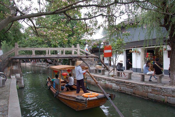 From Shanghai: Zhujiajiao Water Town Private Tour with Boat Ride - The boat ride through the canals
