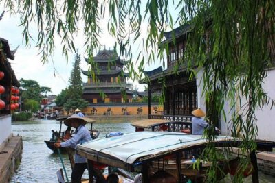 Zhujiajiao Water Town Private Tour with Boat Ride