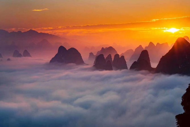 Full/Half-Day Yangshuo Xianggong Mountain Sunrise Private Tour - The climb and the view from the top