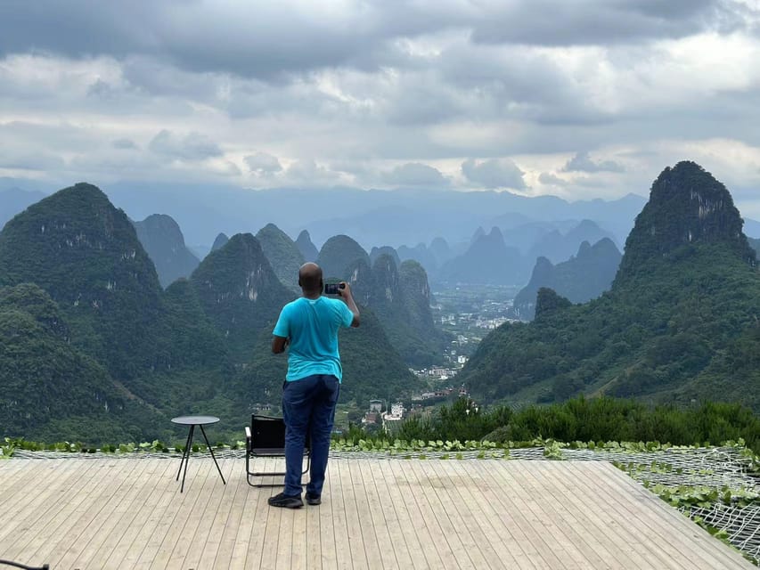 Guilin:1-Day Yangshuo bird's eye view mountains private tour - A private car changes the pace