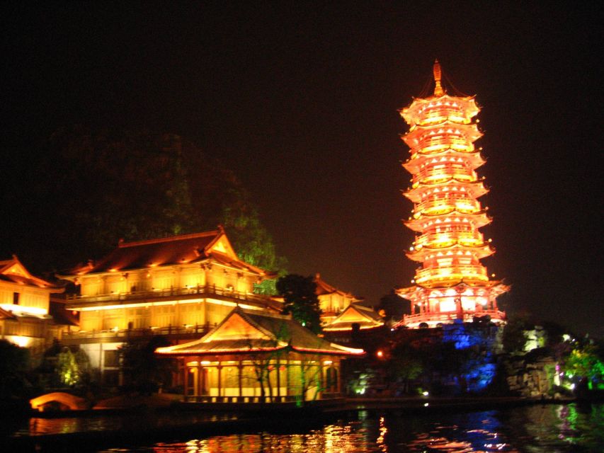 Guilin: Four Lakes Night Cruise with Round-trip Transfer - The language limitation matters