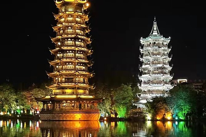 Guilin Four lakes night cruise with the English speaking driver from Guilin hotel - Why Guilin’s Four Lakes work well at night
