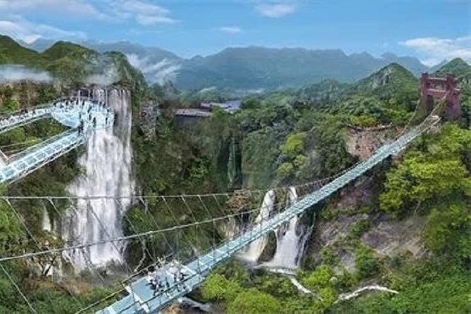 Gulong Gorge Skywalk Glass Bridge and Waterfall View Private Tour - Key points to know before booking
