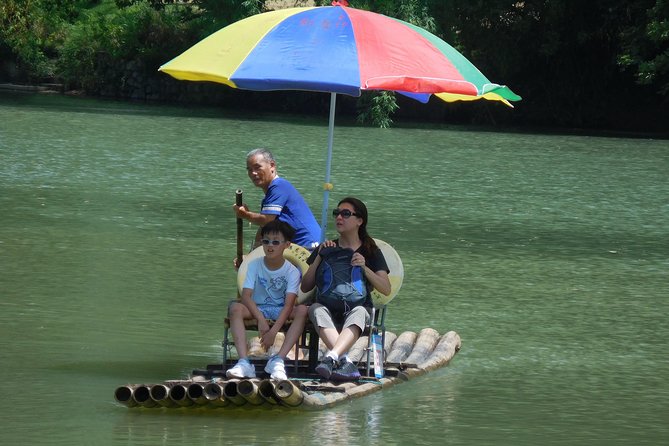 Half-Day Yangshuo Xianggong hill Sunrise and Yulong Bamboo Boat Private Tour - One hour on a two-person bamboo boat