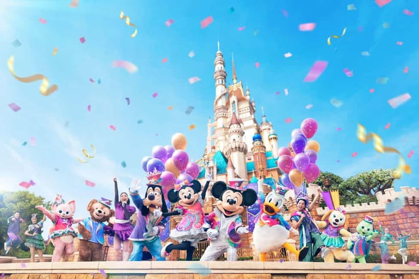 Hong Kong Disneyland: Non-Stop 2-Day Fun Ticket - Arriving at the Main Entrance on Lantau Island
