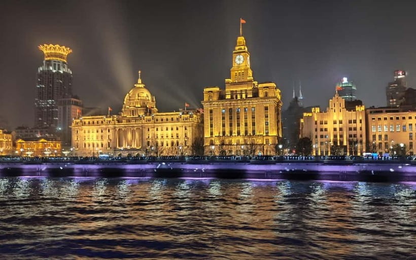 Huangpu Night Cruise: Cozy Vibe & Modern Shanghai Glow - Indoor, semi-open, and open-air decks