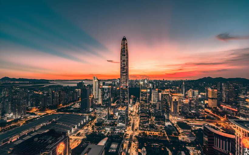 Iconic Shenzhen Skyscraper - Ping An Finance Center - Finding the entrance and collecting your ticket