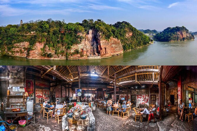 Leshan Buddha + Panda Base or Old Tea House Private Day Tour - Morning choice: pandas or Pengzhen tea