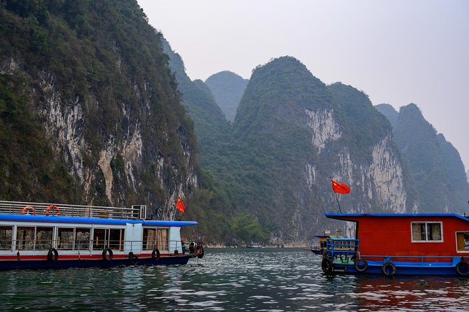 Li River Cruise with bamboo Rafting & Xianggong Hill Private Tour - Xianggong Hill and the Li River from above