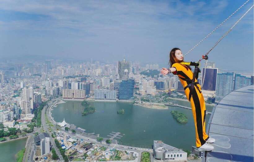 Macau Tower Observation Deck Ticket for Adult - Riding the Glass Bullet Elevator