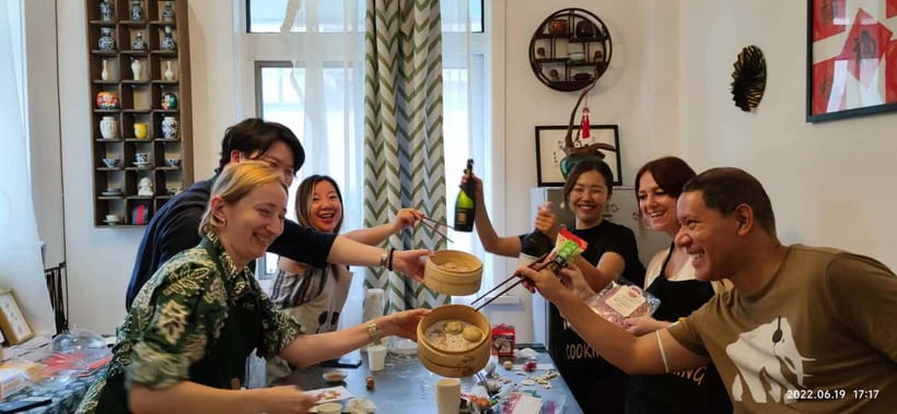 Make Soup Dumpling: Vegan or Pork in Shanghai Shikumen - Rolling Wrappers Thin Enough for Soup