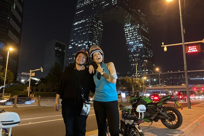 Modern Beijing Discovery by Bike - The Place and its giant rooftop screen