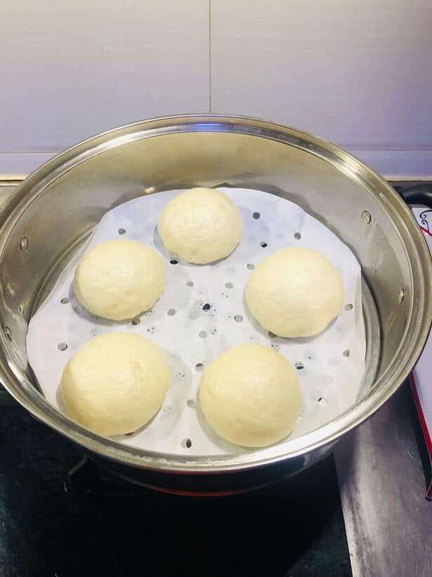 Online Cooking Class Steamed Buns by Chef Sunflower Li - Steaming, tasting, and saving the recipe