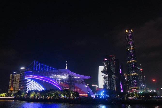 Pearl River Night Cruise in Guangzhou with Private Transfer - Canton Tower from the water