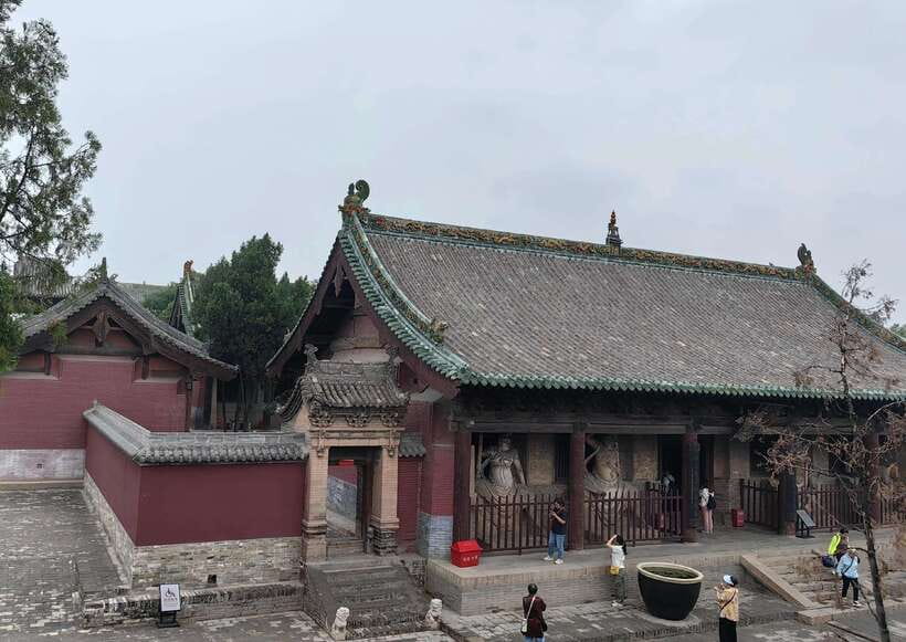 Pingyao: Shuanglin Temple Tour or Entry Ticket Only Option - Scanning your passport at the entrance