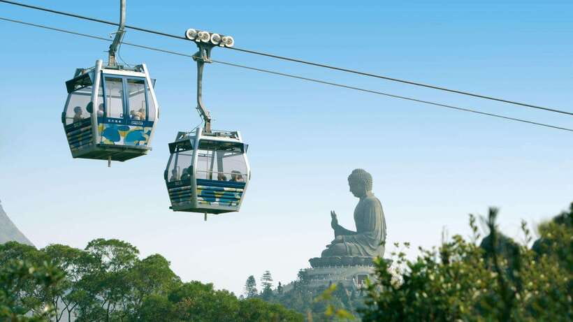 Premium Lantau Tour with Cable Car tickets & English Guide - Ngong Ping Village and the shopping stop