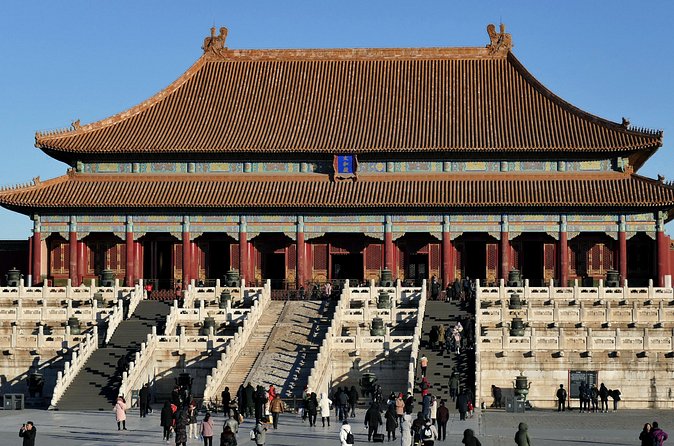 Private Day Tour in Tiananmen, Forbidden City, Jingshan Park - Finishing above the palace roofs at Jingshan Park