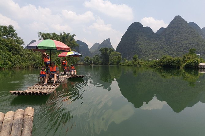 Private Day Tour of Yangshuo Xianggong Mountain and Yulong Bamboo Boat - The Yulong Bridge stop and its old stonework