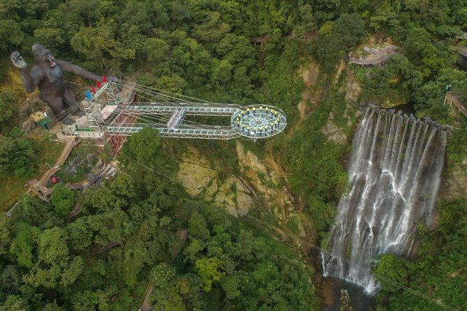 Private Day Tour to Gulong Canyon Glass Bridge from Guangzhou - The Nine Waterfalls path and the first climb