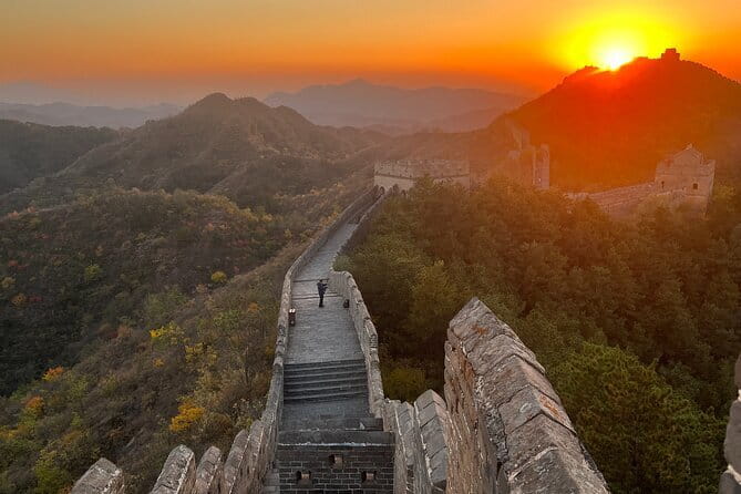 Private Jinshanling Great Wall Sunset Tour from Beijing China - Climbing up to the wall