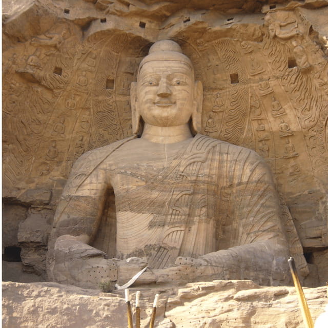 Private Tour Datong Hengshan Hanging Temple Yungang Grottoes - Seeing the Hengshan Hanging Temple